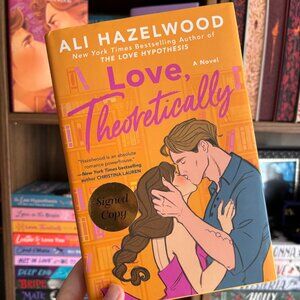LIKE NEW! Love, Theoretically by Ali Hazelwood Hardcover *SIGNED*